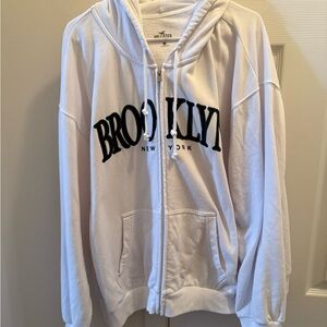 White Brooklyn Hoodie